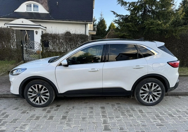 Ford Kuga cena 92900 przebieg: 56878, rok produkcji 2020 z Trzebnica małe 37